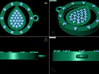 Pear Bracelet 3D print model