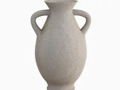 Clay Vase 01 3D model
