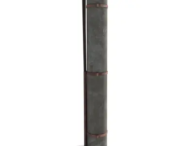 Electricity Pole 1 Weathered 3D model