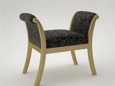 Pro - Bench Medaillon 1100 00470 JR Scott 3D model