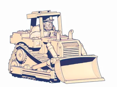 Kulgrork TUSSLE FOR VICTORY 3D print model