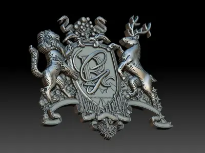 Coat of Arms 3D print model