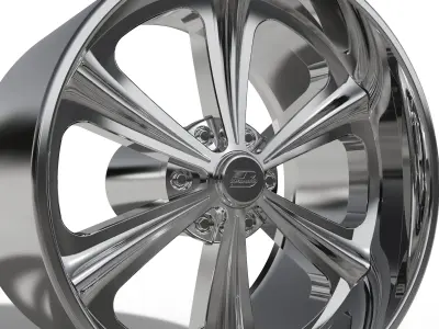 BILLET SPECIALATIES RAIL WHEEL  3D print model