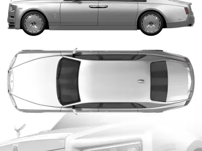Rolls Royce Phantom 3D model