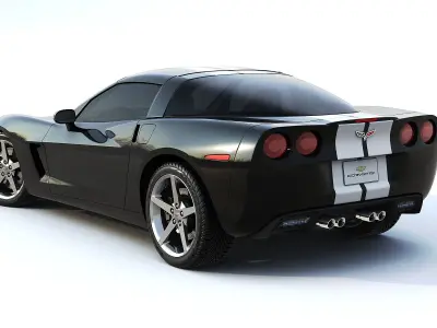 2005 Chevrolet Corvette C6 3D model