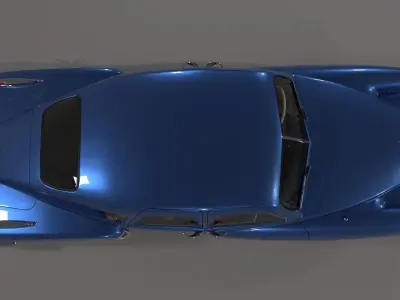 Tucker Torpedo High Poly 3D model