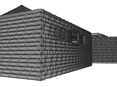 Decorative bookstores HG2 3D model