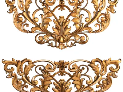 Decorative Ornamental 05 3D model