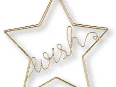 Wish Wire Wall Decor 3D model