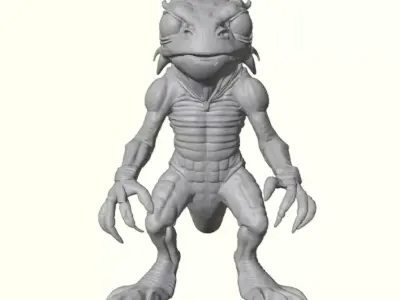 Reptilian Stalker Free 3D print model