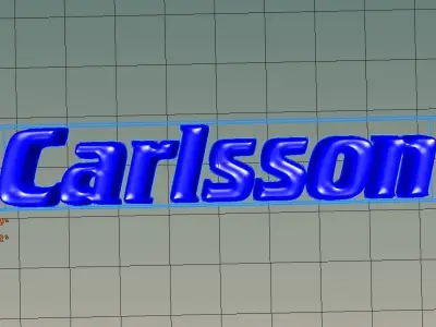 Mercedes carlsson-symbol dfx 3D model