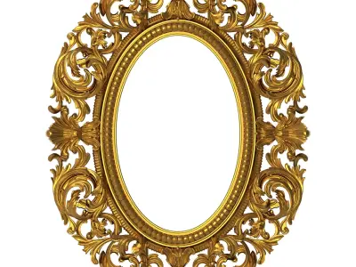 carved frame 3D model 47