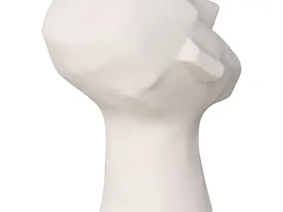 Bloomingville Decorative Figurine Plaster Head 3D print model