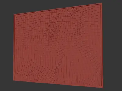 Decorative wall paintings 03 3D model