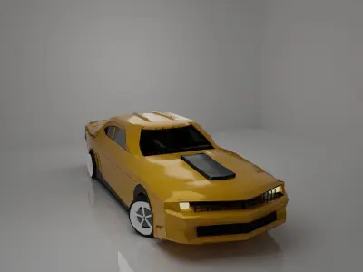 Car - Chevrolet Camaro - BumbleBee 3D model