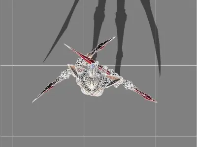 Karina Blood Moon Skin 08 Low-poly 3D model