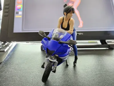 motorcycle gir1 3D print model