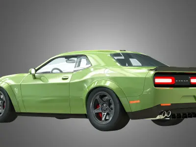 SRT HellCat -  Challenger 2021 3D model
