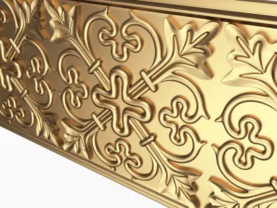 Ornament Element Molding 05 Low-poly 3D model