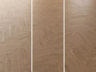  Parquet Oak Estate NEW Sanded set 1 3D model