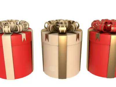 Gift Box collection 3D model