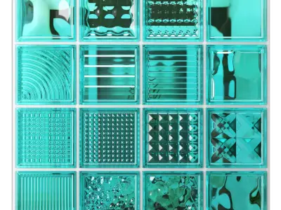 Glass blocks 2 3D model