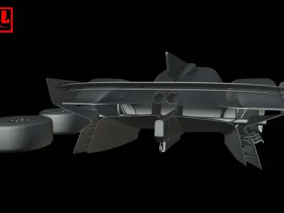 Aston Martin Valkyrie AMR Pro 2021 3D print model