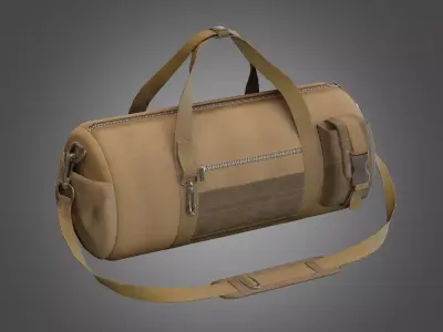 Soldier Sport Bag Low-poly 3D model