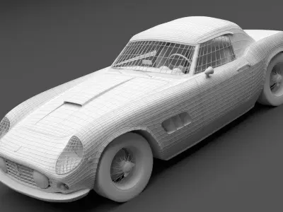 1962 Ferrari 250 GT California Spyder 3D model