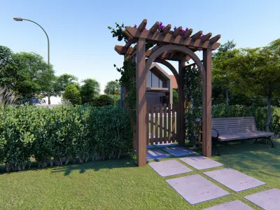 PERGOLA 3D model buy