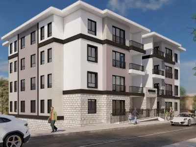 2 Apartment Buildings 3D model