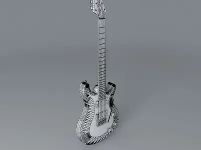 PRS Standard guitar Free 3D model
