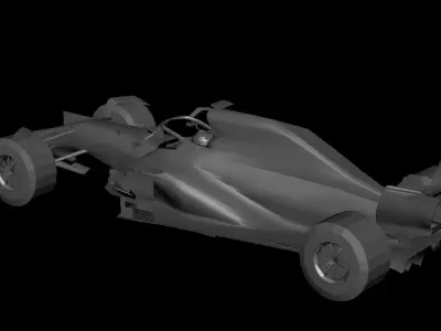 Formula Racing Car 3D model