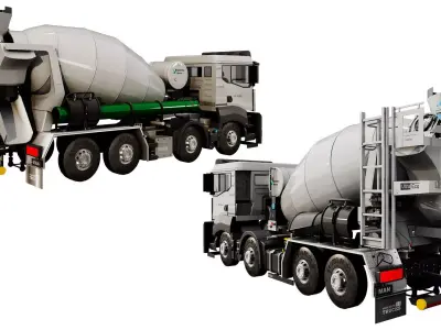 MAN TGS 32 440 Truck 3D model