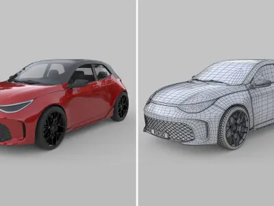 Generic Sporty Hatchback 2020 3D model