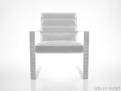 Holly Hunt Delta Lounge chair 3D model