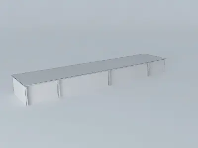 Garages in Meštrović square III Free 3D model