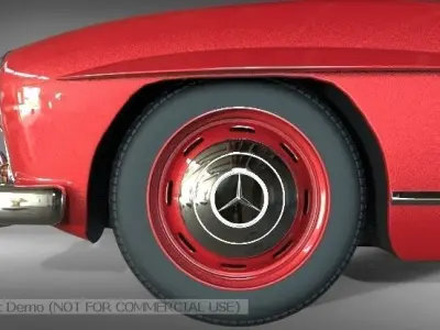 Mercedes 300sl 3D model