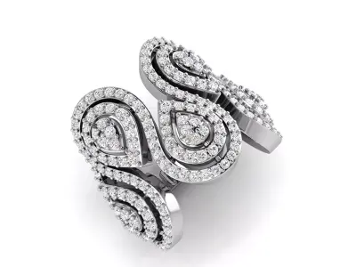 Diamond Ring 3D print model