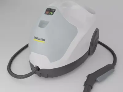 Steam cleaner Low-poly 3D model