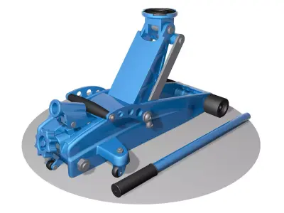 Hydraulic jack 3D model