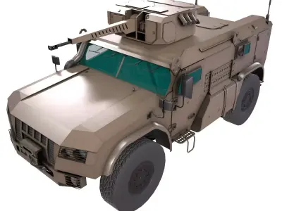 Typhoon VDV K-4386 Desert Low-poly 3D model