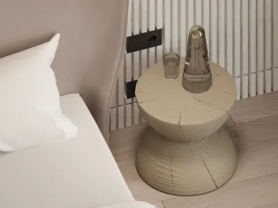 Bedroom interior scenes 3D model 17