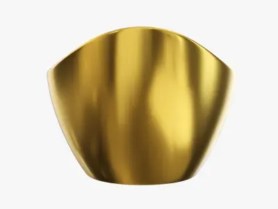 Chinese gold ingot 3D model