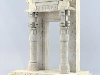 Persian column 06 3D model