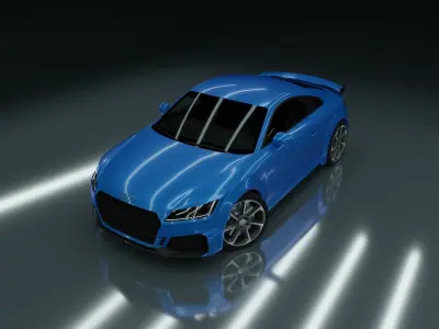 Audi TT RS Coupe 2019 3D model