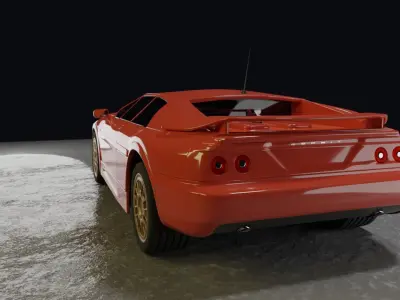 Lotus Esprit V8 supercar 3D model