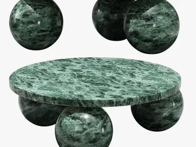 Kelly Wearstler morro coffee table 3D model