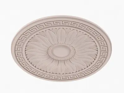  Classic Ceiling Medallion 13 3D model