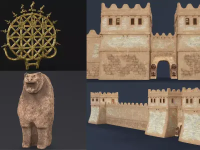 Hittites Set 3D Model Collection